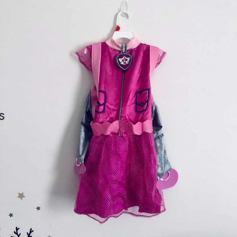 Official Rubie's Skye PAW Patrol Costume Dress & Backpack Girls Small 4-6 Pink